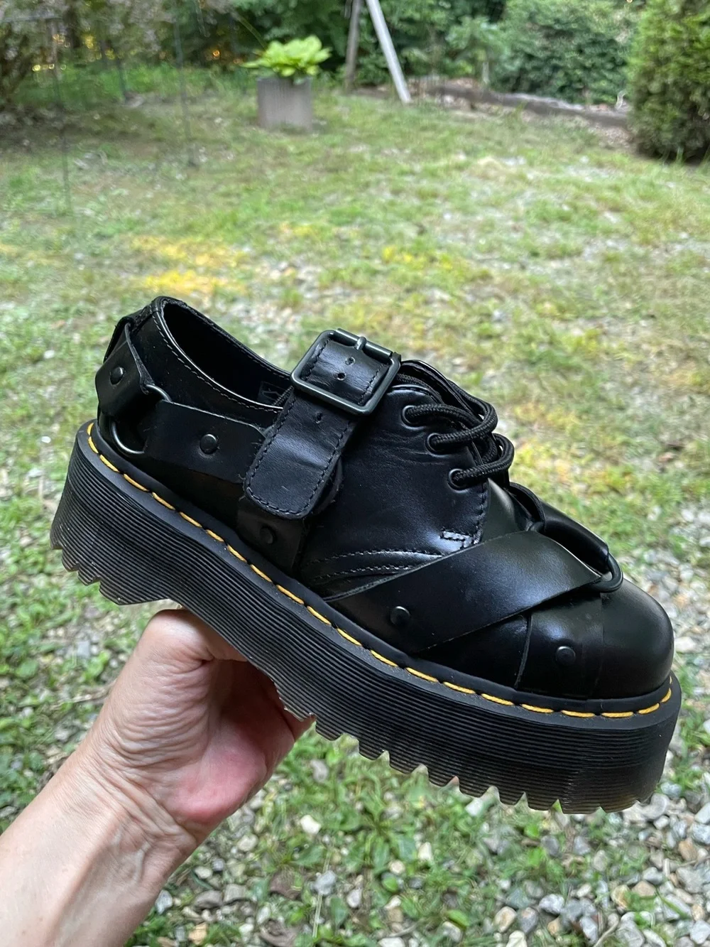 Dr Martens 1461 Quad Harness Oxford Shoes Size 6